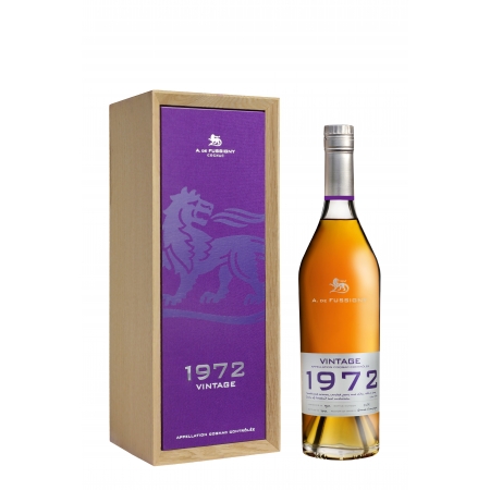 Millésime 1972 Grande Champagne Cognac A. de Fussigny édition limitée