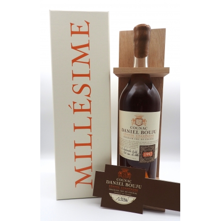 Millésime 1992 Grande Champagne Cognac Daniel Bouju édition limitée