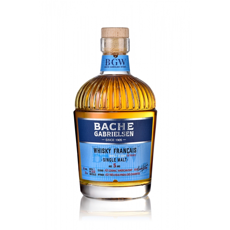 French Whisky Single Malt 5 Years old Bache-Gabrielsen